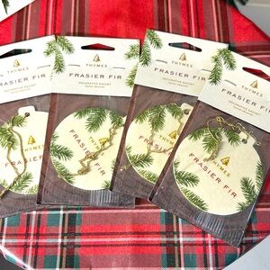 Thymes Decorative Sachet - Frasier Fir - Scented with Notes of Siberia 4Pack